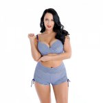 Fat Plus-sized Swimsuit Two-Piece Sexy High-waisted Bikini Swimsuit 2019 Hot Selling