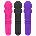 Silicone G-Spot Vibrators USB Charging Vibration AV Massage Bar Clitoral Stimulator Masturbation Stick Sex Toys for Women A228