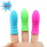 3PCS Finger Condom Reusable Penis Extender Sleeve G Spot Vibrator Masturbator Massage Clit Stimulate Sex Toys For Women Gay