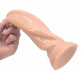 8 inch silicone anal sex toys twist butt plug with suction cup anal dildo women men masturbator sex products flexible penis