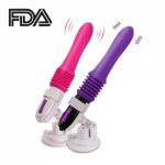 New Automatic Masturbation Stretching Massager G-Spot Sex Toys for Women Dildo Silicone Waterproof Vagina Clitoris Vibrator
