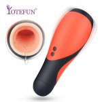 Male Masturbator Cup With Vibration Realistic Super Soft Silicone Vagina Pussy Adult Product Sex Toys For Men Sex Shop