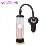 VATINE Penis Enhancement Sex Toys for Men Automatic Penis Pump Male Masturbation Vacuum Pump Penis Enlarger Extender Electric