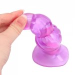 OLO Silicone Anal Plug Vibrator Butt Plug Jelly Anal Plug Adult Products Prostate Massager Sex Toys for Men Women Masturbation