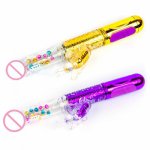 8 Speed 36 Vibration Modes flexible Vibrator with Rotating Bead for Women Clitoral Stimulator sex toys