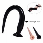 50cm Super Long Anal Tail Butt Plug Prostate Massager Snake Dildo Anus Masturbator Products for Adults Sex Toys for Man Woman