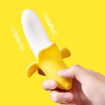 Little Banana Dildo Vibrator For Women Realistic Small Penis Dildo G Spot Stimulator 10 Vibration Frequency Female Masturbation
