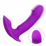 for Woman Female Masturbator G-Spot Clitoris Stimulator Silicone Vibrator Vaginal Massage Wearable Dildo Adult Sex Toys