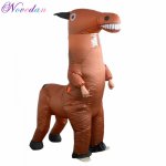 Inflatable Horse Costumes Funny Dolls Halloween Party Performance Carnival Inflatable Costumes for Adult Woman Man