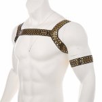 Harness Lingerie Men Body Chest Strap Sexy Bondage Costume High Elastic Night Clubwear Male Performance Or Arm Band Camouflage