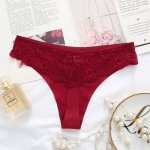 Female Intimates Sexy Underwear Lace T-back Panties Women Thongs G string Culotte Sexy Lingerie