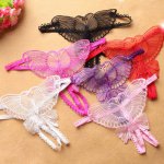 Womens Underpants Women Sexy Hollow Out Butterfly Thong Micro Panties Erotic Briefs Lingerie Lace Thong Transparent Underwear