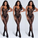 Hot plus size Pink BodyStocking Sexy open crotch Crotchless FishNet sleeveless Body Stocking Lingerie Underwear for Sex Bodysui