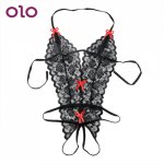 OLO Erotic Lingerie Sexy Costumes Lace Siamese Perspective Three-Point Underwear G-string Sexy Lingerie Adult Products