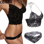 CDJLFH High Quality Comfortable Women's Erotic Babydolls Sexy Lingerie Temptation Lace Underwear Three Point Suits Sexy Costumes