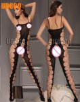 Sexy tassels Lingerie Babydoll baby doll dress perforate Underwear Translucent Teddies Chemises strapless Costumes 9015