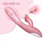 Rabbit Didlo Vibrator For Women G Spot Vagina Dildo USB Charge Clitoris Stimulate Female Masturbator Adult Sex Products Sex Shop