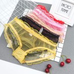 Transparent Women Fashion Sexy Panties Perspective Briefs Knickers Bikini Lingerie Underwear Lace Sheer