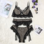 3Pcs Erotic Sexy Lingerie Set Women Lace Perspective Sexy Underwear Plus Size Sex Costume Babydoll Porno Langerie Lenceria Mujer