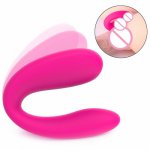 Women Vibrator Portable Silicone Dildo G-Spot Stimulate Massager Adult Sex Toy for Couple