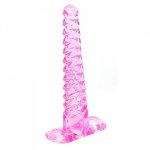 Silicone Open Expander Anals Plug Butt Masturbation Jelly Trainer G-spot Prostate Massager Dildo Male Gay Sex Large Size Beads