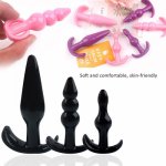 Erotic Accessorie 3Pcs/Set Butt Plug Silicone Dildo Anal Plug Beads Male Prostate Massager Sex Toys For Woman Couples Sex Shop