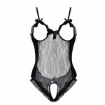 Teddy Lingerie Sexy Hot Erotic Costumes Women's Erotic Underwear Lace Open Crotch Babydoll Open Bra Sexy Costumes Sex Clothes