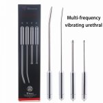 20-Frequency Penis Plug Vibrator Stainless Steel Urethral Dilators Penis Insert Sounding Rod Sex Toys For Men Dick Electro
