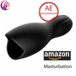 Masturbatie Man 10 modes penis Delay Trainer Male Masturbator Vibrator Automatic Climax Sex Glans Stimulate Sex Toys for Men
