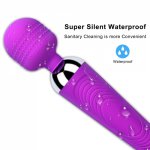 2020 20 Speeds AV Vibrator Powerful Magic Wand Clitoris Stimulator Sex Shop toys for Woman G Spot vibrating Dildo for woman
