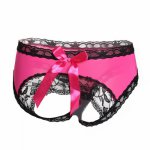 Open Crotch Sexy Panties Erotic Lingerie For Women Lace Temptation Crotchless Sexy Thongs Briefs Sex Products Sexy Underwear