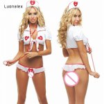 2019 Plus Size Sexy Lingerie Hot Sexy Nurse Costumes Cosplay Porn Erotic Lingerie Sexy Role Play Babydoll Women's Sex Underwear