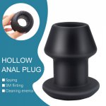 Huge Anal Plug Silicone Hollow Prostate Massager in Sex Shop Vaginal Dilator Anus Speculum Large Butt Plug Hollow Anal Expander