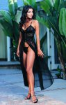 Night Fantasy Sexy Lingerie for Women Sex Strapped Long Chemise Lace Gown Robe backless Evening Dress Intimate Temptation