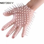 Zerosky, Spike Sex Gloves For Male Masturbation Erotic Finger Vibrator For Couples Sex Products Zerosky