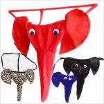 New Arrival Briefs Novel Style Elephant Bulge Pouch Mens Elastic T Back Lingerie Erotic Underwear Sexy Underwear Clothes