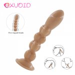 EXVOID Butt Plug Penis Vagina G-spot Massager Suction Cup Silicone Anal Plug Adult Products Sex Shop Anal Sex Toys for Women Men