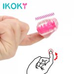 Ikoky, IKOKY Finger Vibrator Clit Vibrators Oral Licking Vagina Clitoris Stimulator Sex Toys For Women Female Masturbation Sex Products