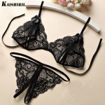 Women Erotic Sexy Lingerie Set Lace Open Bra Crotch Underwear Micro Bikini Extreme Sexy Hot Baby Doll Exotic Sets Exotic Apparel