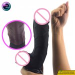 Faak, FAAK 24.3cm*6cm Huge Dildo Large Realistic Penis Skin Feel Silicone Sex Toy for Women Gay Men Anal Plug Suction Cup