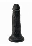 Pipedream King Cock - dildo realistyczne JAK PRAWDZIWE czarne 13 cm (5