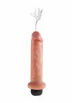 Pipedream King Cock - dildo z wytryskiem + sztuczna sperma - naturalne PVC - 18cm (7