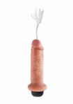Pipedream King Cock - dildo z wytryskiem + sztuczna sperma - naturalne PVC - 15cm (6