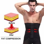 SEXYWG Men Sports Belt Body Shaper Waist Support Trainer Girdle Lingerie Fajas Tummy Belly Band Slimming Shapewear Brace Strap