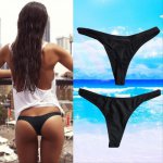 Women Swimwear Swim Briefs female Triangle Bikini Thong Bikini Bottom Two-Piece Separates Sexy Brazilian Underwear