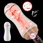 Masturbation Cup Vagina Sex Toys Heating Rod Masturbator Electric Automatic Shaking Sucking Sexy Groans Male Masturbator Pussy