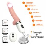 Dildo Vibrators Auto Thrusting Machine for Women Pleasure Hand Free Suction Cup Machine with Heating Function Massager Sex Toys