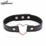 Bdsm Collar Bondage PU Leather Metal Heart Sex Toys For Woman Choker Erotic Products Couple Restraints Fetish Slave Adult Games