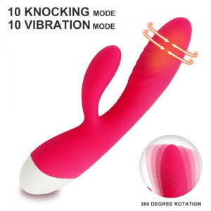 AV G Spot Dildo Rabbit Vibrator for Women Dual Vibration Silicone Female Vaginal Clitoris Stimulate Massager Masturbator Sex Toy