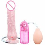 Realistic Big Dildo Inflatable Dildo Simulated Ejaculation Dildo Vibration Dildo Dick Sex Toys For Women/Men Masturbation Penis